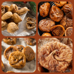 Gerbs Dried Whole Figs collage board.