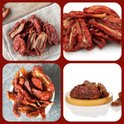 Gerbs sundried tomatoes collage