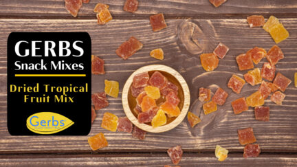 Introducing Gerbs Tropical Dried Fruit Mix
