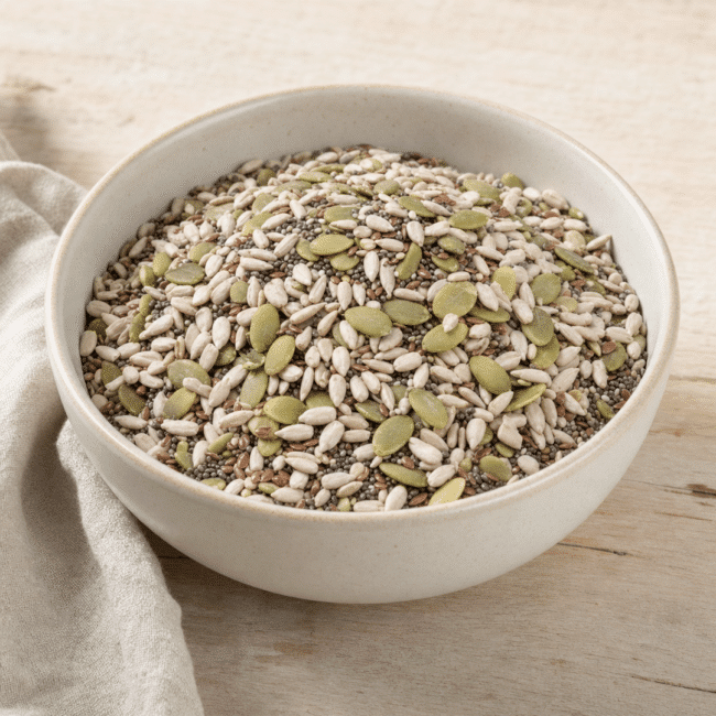 Super 5 Seed Raw Mix | Pumpkin Sunflower Hemp Chia Flax