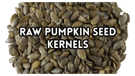 Gerbs Raw Pumpkin Seed Kernels pile.