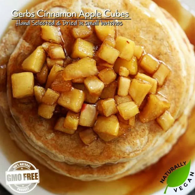 Cubed Cinnamon Apples Naturally Vegan