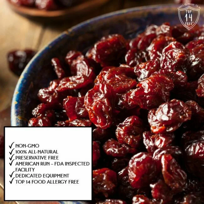 Dried Cherries - Sweetened Fresh Quality Foods