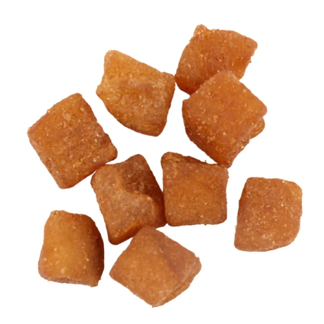 Dried Premium USA Grade Sugar & Cinnamon Apple Cubes, Resealable Bag