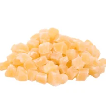 Dried Sweetened Premium Grade Thailand Pineapple Cubes, Resealable Bag