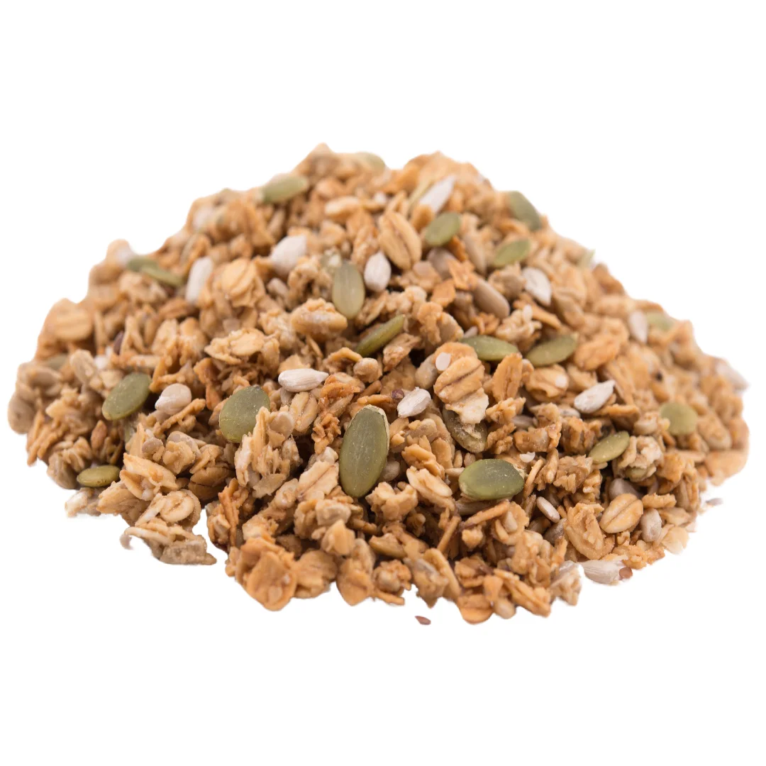 Super Five Seed (pumpkin, sunflower, flax, chia, hemp) Harvest Granola, Resealable Bag